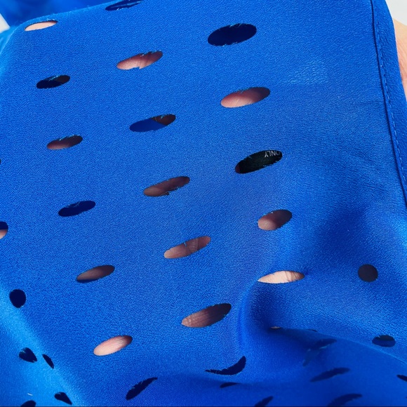 AQUA royal blue top Small - Picture 7 of 7